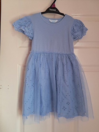 Girls blue dress - girls, age