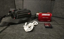 Toshiba Camileo A35 Camcorder Red TESTED