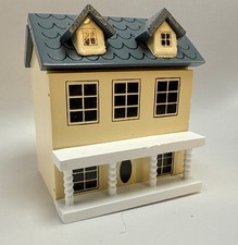 Vintage Artisan Made Dollhouse