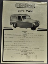 1955 Reliant 5cwt Van Regent