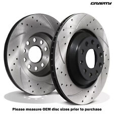 REAR DRILLED GROOVED 310MM