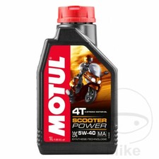 Engine Oil MOTUL 109705 5W-40 4T 1L for Yamaha 125 XN Teos 2000-2003
