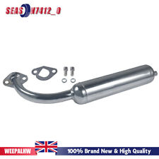 Exhaust Pipe Header w/Muffler for Predator 196cc 212cc Honda GX160 GX200 Go Kart
