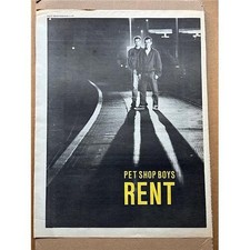 PET SHOP BOYS RENT POSTER