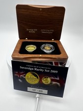 Gold Sovereign Proof  Rarity Set 2009 With Box & COA - 300 Mintage