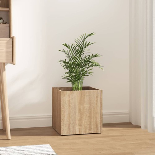 Engineered wood planter box - planter,