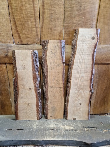 Pine slabs live edge - edge, offcuts