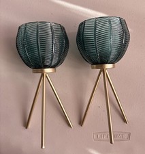 Vintage Glass Candle Holder