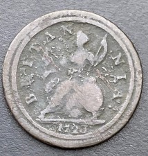 1723 George I Dump Half Penny