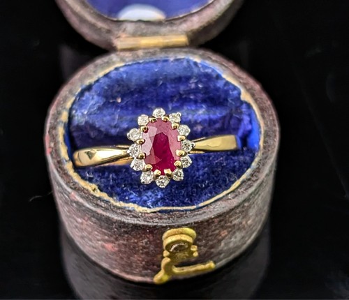 Vintage ruby and - vintage, diamond