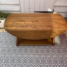   ERCOL Vintage Coffee Drop Leaf Table .