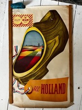 'See Holland'  Fabulous  Original Travel Poster ca 1950s 24 x 40 inches ~ (60 x