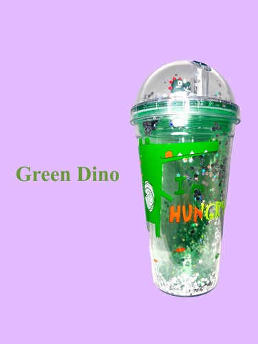 Summer green dinosaur bottle - dinosaur,