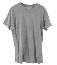 Blood Brother mens T Shirt Grey Melange Marl Essential Casual size L