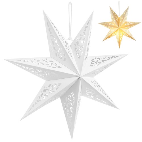Paper star lampshade - paper,