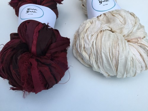 Sari silk ribbon - ribbon,, weave