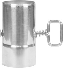Stove Pipe with Damper 2.36"