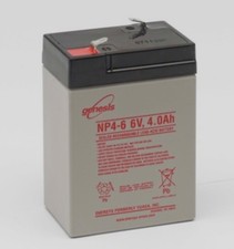 Enersys Genesis NP4-6 Battery 6V 4.0Ah (124)