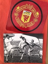 IAN URE SIGNED 1969-72 MANCHESTER UNITED 7 x 5.5 inch PICTURE