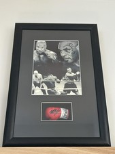 Mike Tyson Signed Miniature