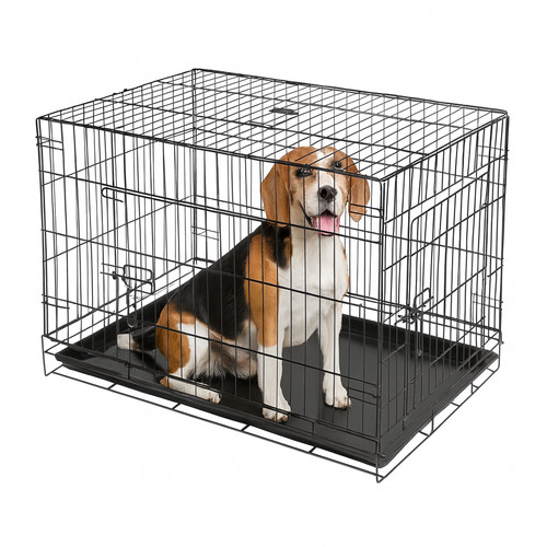 Door metal dog - metal, with