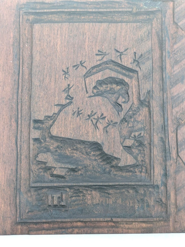Wooden printing block - printing,