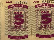 Motor Fuel Ration Book & Full
