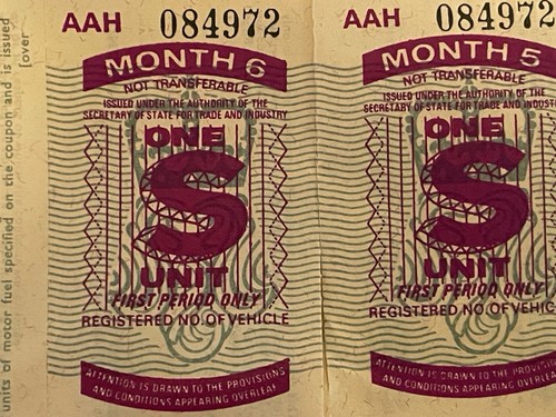 Motor fuel ration book full - motor, &