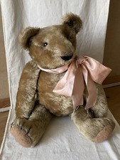 Large antique teddy bear - c1907 - 57cm/22.5in - golden cinnamon