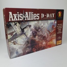 AXIS & ALLIES D-DAY WWII June 6, 1944 Board Game 2004 Avalon Hill (Incomplete)