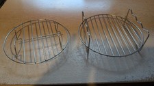 2 x 7-inch Air Fryer racks: stainless steel stackable round racks / accessories