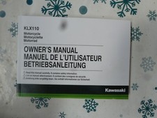 KAWASAKI KLX110  OWNERS MANUAL 2018 CIRCA