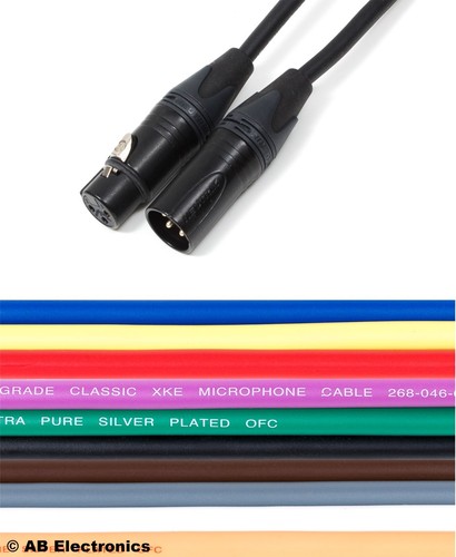 Black neutrik male female - black, xlr
