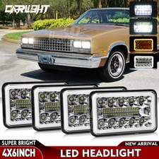 4PCS 4x6" LED Headlights Hi-Lo