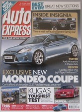 Auto Express magazine 11-17 June 2008 featuring Audi, Mercedes, Nissan, Honda