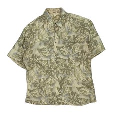 Tommy Bahama Hawaiian Shirt - Medium Beige Cotton