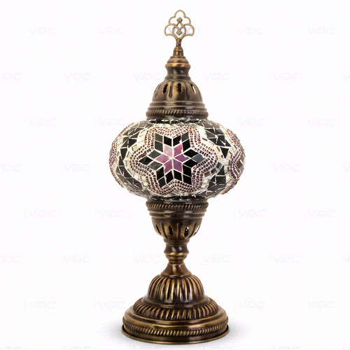 Purple turkish mosaic - purple, table
