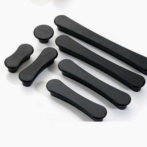 Natural wood cabinet pulls - wood,