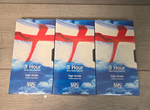 Sealed e180 vhs blank - 3x,