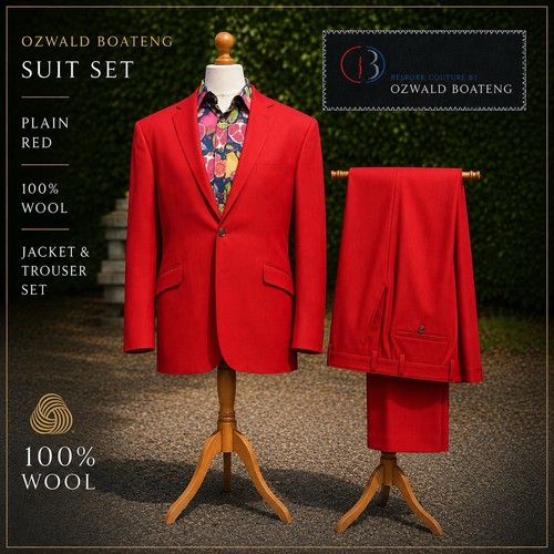 Ozwald boateng red - red, plain