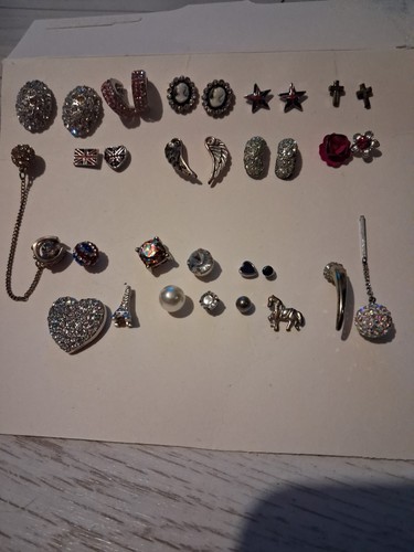 Earrings pairs and 14 - earrings,