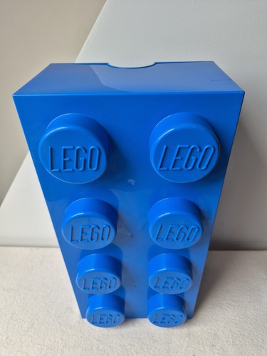 Large lego blue block stud - block, 8-stud