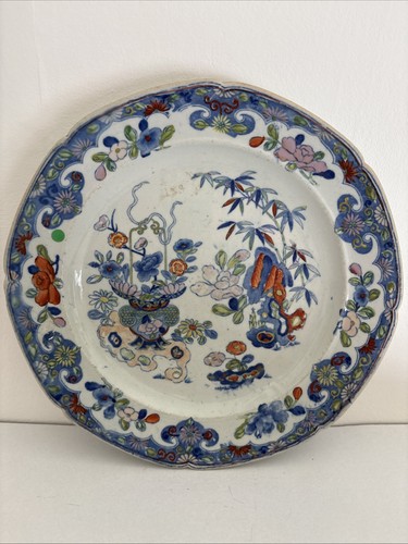 Antique mason blue white - blue,