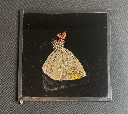 Vintage crinoline lady - vintage, in