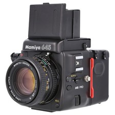 Mamiya 645 PRO with C 80mm 2.8 N 120 Film Back Waist Level Finder Crank (PL1247)