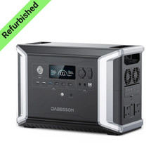Dabbsson 2200W 2330Wh Portable Power Station Solar Generator EPS LiFePO4 Battery