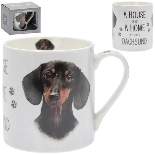 Black dachshund mug gift - mug,