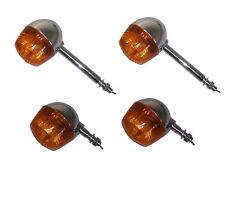 Indicators Complete Set of 4 Front & Rear For Suzuki T 125 Stinger 1969-1971