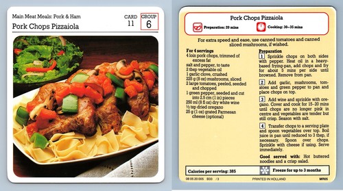 Pork chops pizzaiola - chops,
