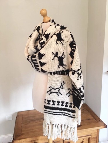 Zara two tone chunky knit - two,